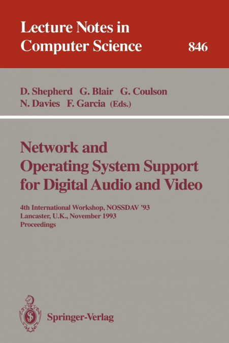 Network and Operating System Support for Digital Audio and Video