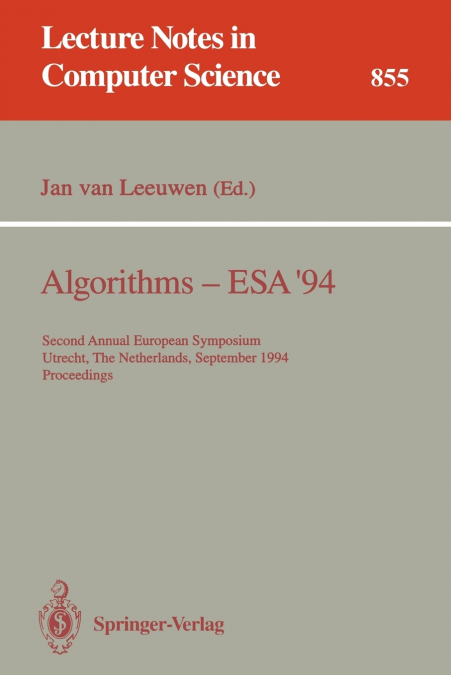 Algorithms - ESA ’94