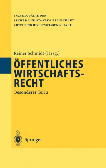 Öffentliches Wirtschaftsrecht