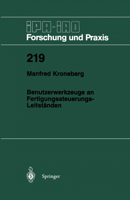Benutzerwerkzeuge an Fertigungssteuerungs-Leitstanden