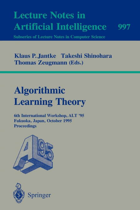 Algorithmic Learning Theory
