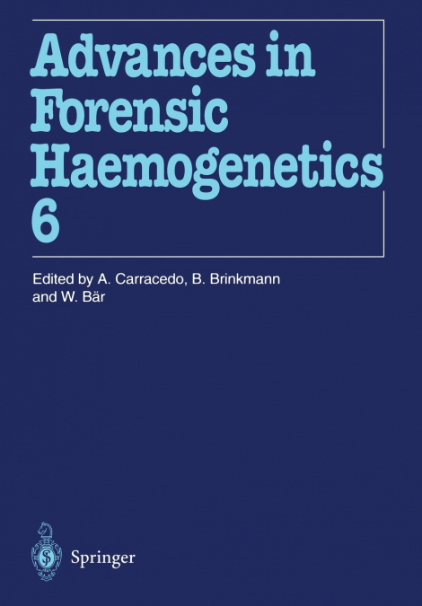 16th Congress of the International Society for Forensic Haemogenetics (Internationale Gesellschaft für forensische Hämogenetik e.V.), Santiago de Compostela, 12-16 September 1995