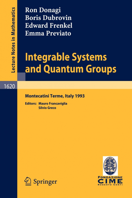 Integrable Systems and Quantum Groups
