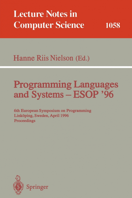 Programming Languages and Systems - ESOP ’96