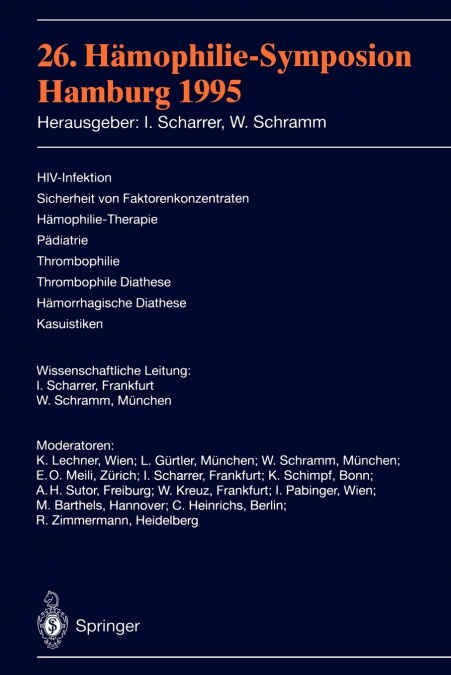 26. Hämophilie-Symposion