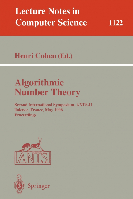 Algorithmic Number Theory