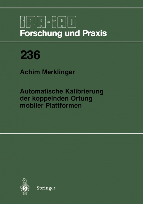 Automatische Kalibrierung der koppelnden Ortung mobiler Plattformen