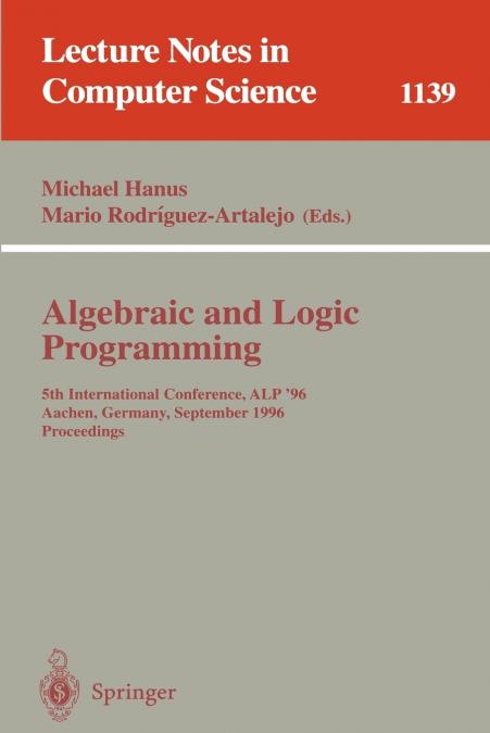 Algebraic and Logic Programming