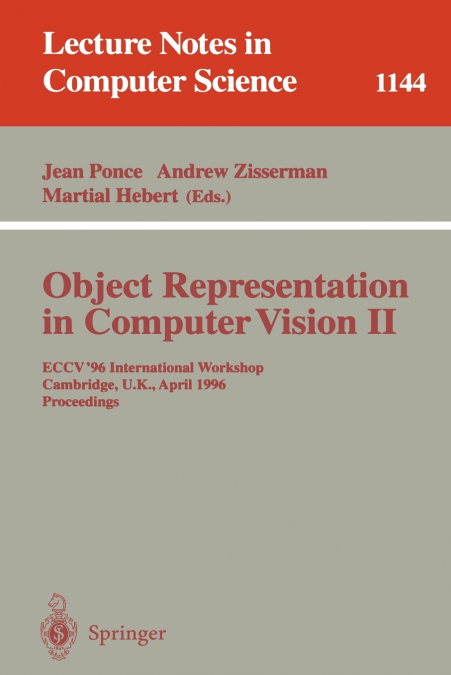 Object Representation in Computer Vision II