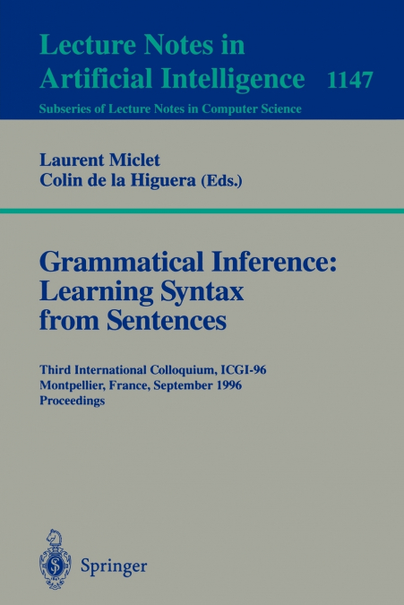 Grammatical Inference