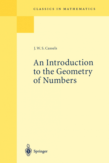 An Introduction to the Geometry of Numbers