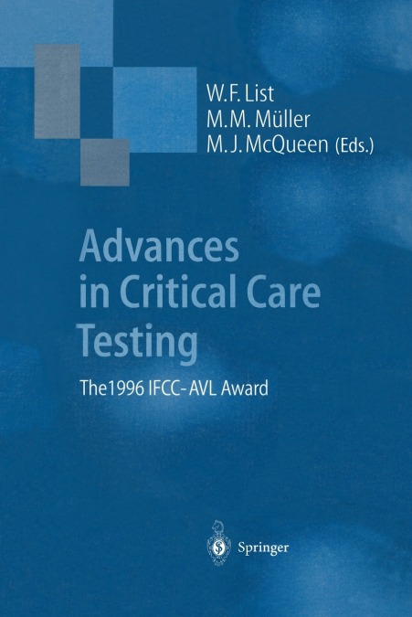 Advances in Critical Care Testing
