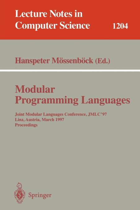 Modular Programming Languages