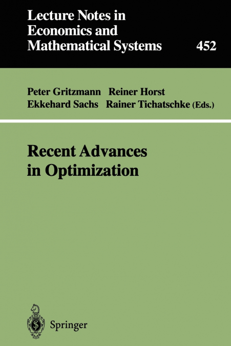 Recent Advances in Optimization