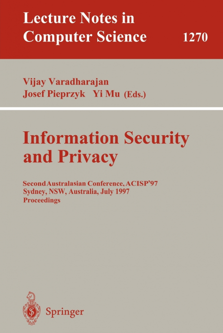 Information Security and Privacy