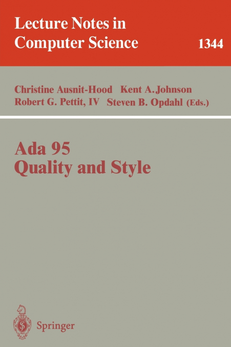 Ada 95, Quality and Style