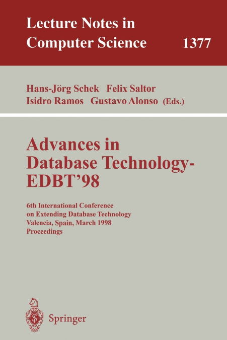 Advances in Database Technology - EDBT ’98