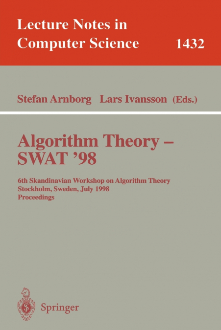 Algorithm Theory - SWAT’98