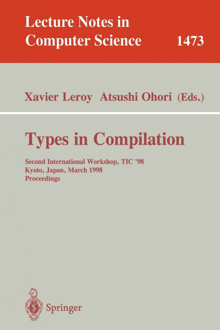 Types in Compilation