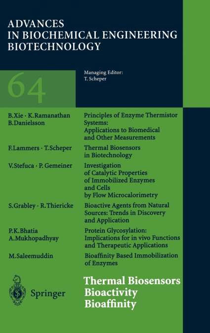 Thermal Biosensors Bioactivity Bioaffinity
