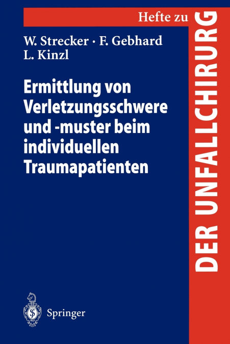 Ermittlung von Verletzungsschwere und -muster beim individuellen Traumapatienten