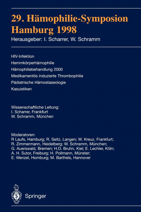29. Hämophilie-Symposion