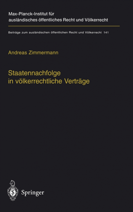 Staatennachfolge in völkerrechtliche Verträge