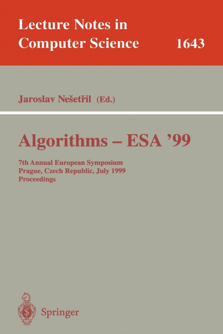 Algorithms - ESA’99