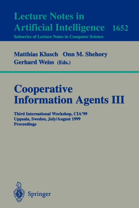 Cooperative Information Agents III