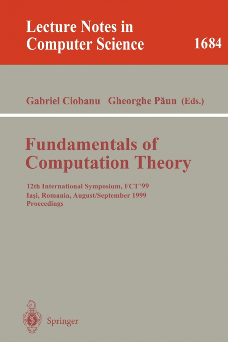 Fundamentals of Computation Theory