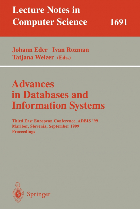 Advances in Databases and Information Systems