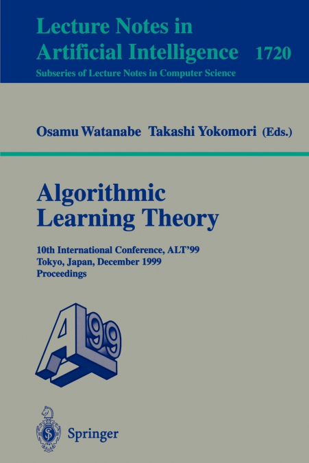 Algorithmic Learning Theory