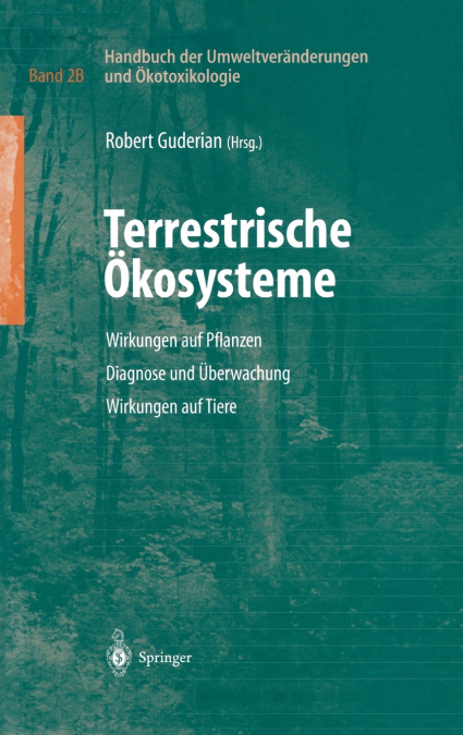 Handbuch der Umweltveränderungen und Ökotoxikologie