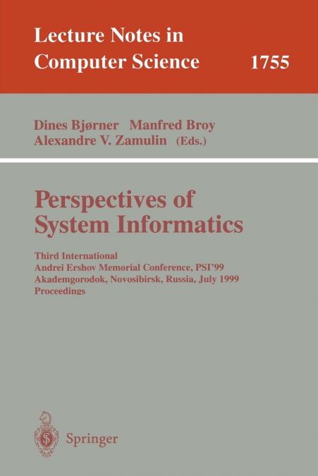 Perspectives of System Informatics