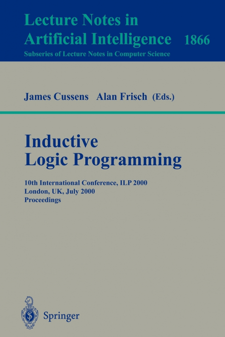 Inductive Logic Programming
