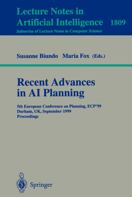 Recent Advances in AI Planning