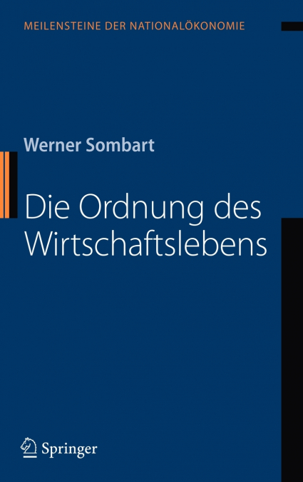 Die Ordnung des Wirtschaftslebens