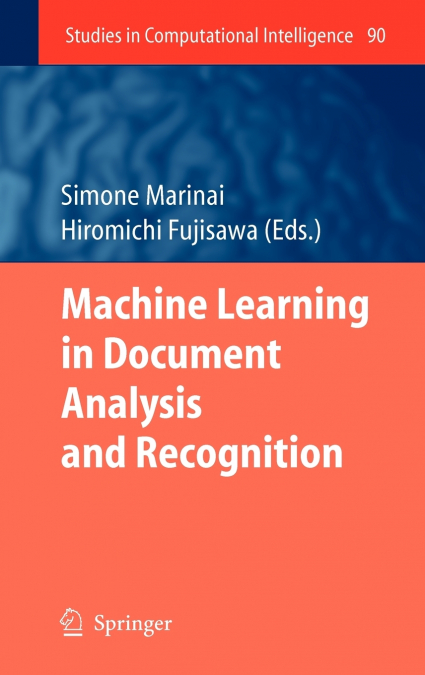 Machine Learning in Document Analysis and Recognition