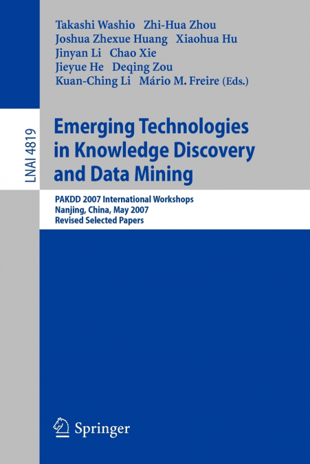 Emerging Technologies in Knowledge Discovery and Data Mining