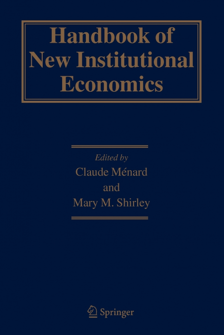 Handbook of New Institutional Economics