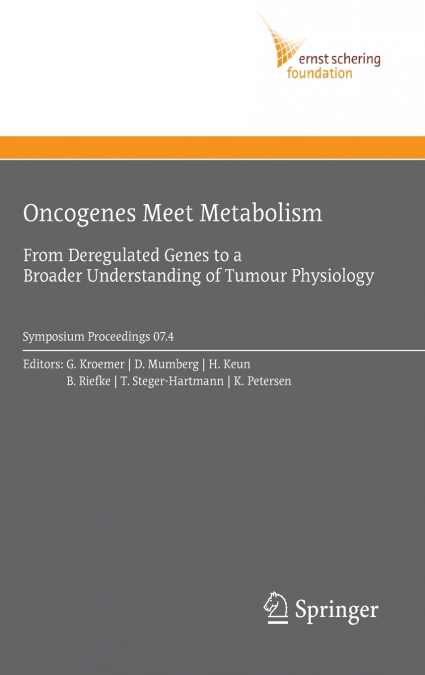 Oncogenes Meet Metabolism