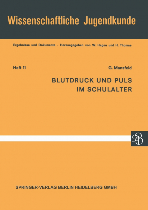 Blutdruck Und Puls Im Schulalter