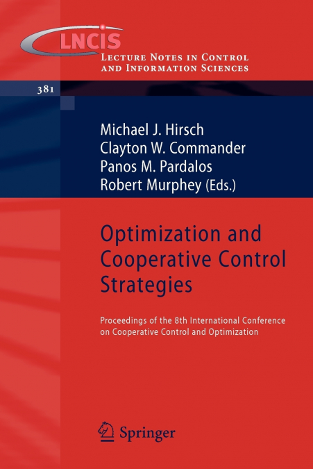 Optimization and Cooperative Control Strategies