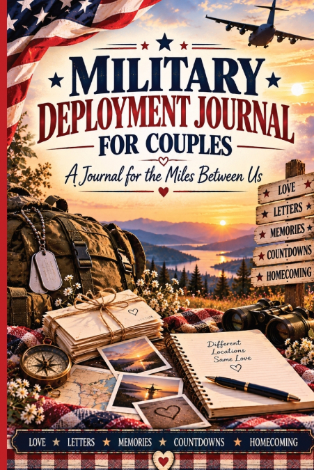 Military Deployment Journal for Couples