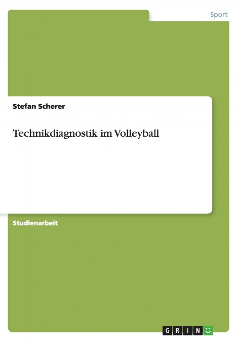 Technikdiagnostik im Volleyball