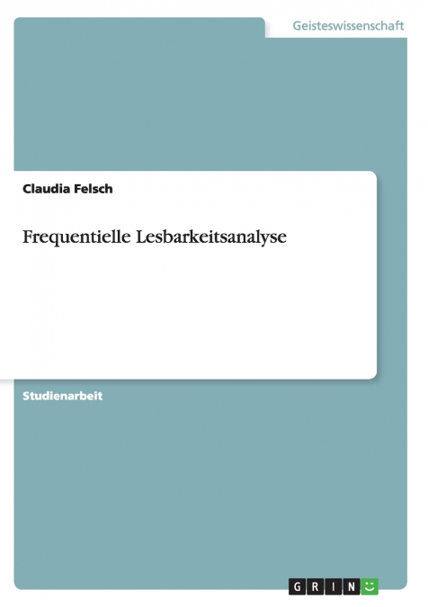 Frequentielle Lesbarkeitsanalyse