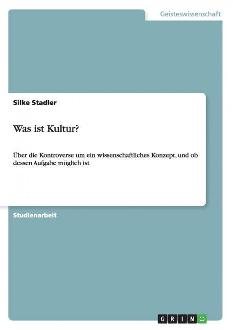 Was ist Kultur?