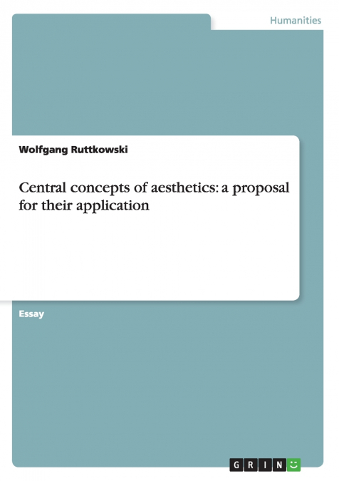 Central concepts of aesthetics