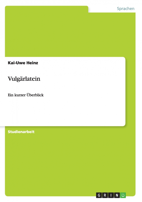 Vulgärlatein