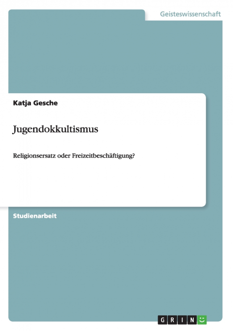 Jugendokkultismus